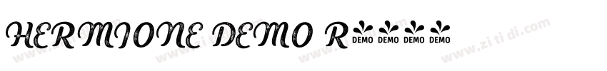 HERMIONE DEMO R字体转换